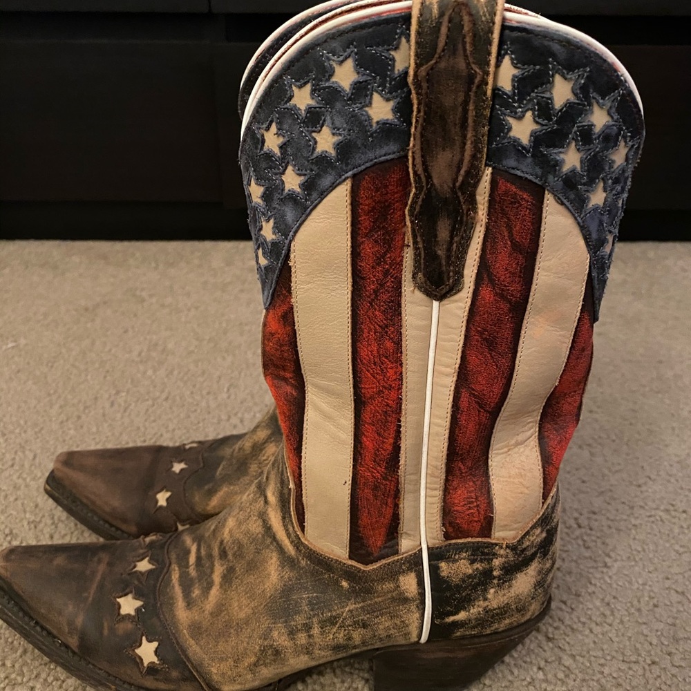 American Flag Cowboy Boots